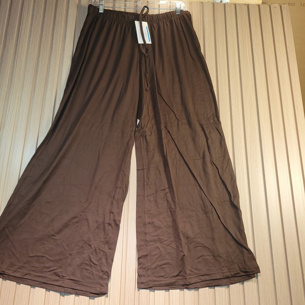 Bumpsuit The Cloud Pant Espresso Brown Wide Leg Lounge Pants BUM-FA-011 Medium